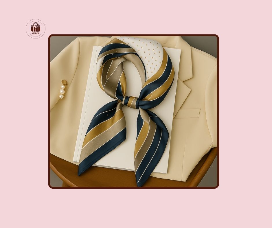 Khăn lụa đeo túi 